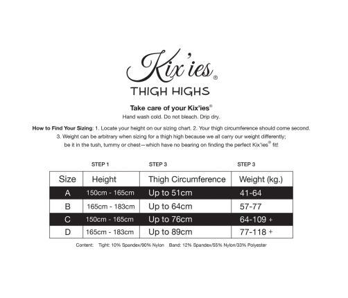 Keila - Thigh High - C - Black
