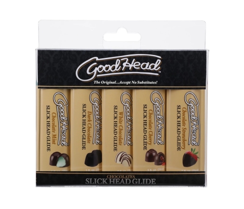 Slick Head Glide - Chocolates - 5 Pack - 1 fl oz / 29 ml