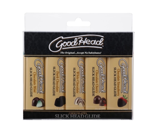 Slick Head Glide - Chocolates - 5 Pack - 1 fl oz / 29 ml