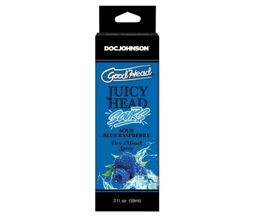 Juicy Head - Dry Mouth Spray - Sour Blue Raspberry - 2 fl oz / 60 ml