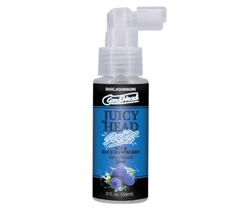 Juicy Head - Dry Mouth Spray - Sour Blue Raspberry - 2 fl oz / 60 ml