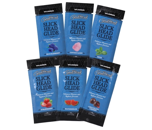 Slick Head Glide - 6 Pack - 0.24 oz / 7 gr