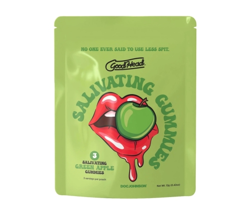 Goodhead Green Apple Flavor Edible Gummies 24-Pack 12g Display Box