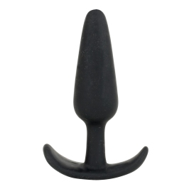 Doc Johnson Naughty 1 Silicone Plug Black Size S (3 cm)
