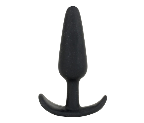Doc Johnson Naughty 1 Silicone Plug Black Size S (3 cm)