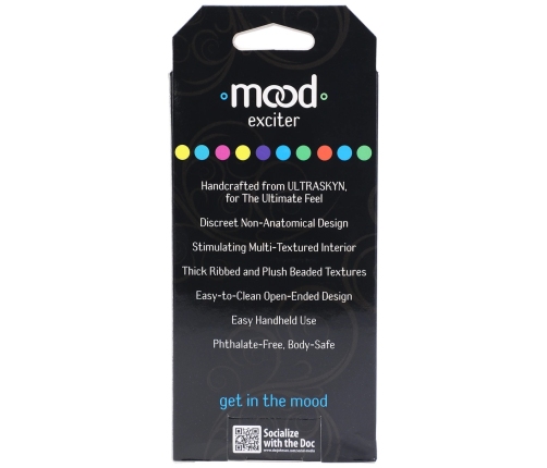 Doc Johnson Mood Exciter ULTRASKYN Dual-Textured Blue Model