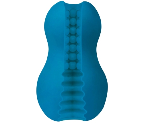 Doc Johnson Mood Exciter ULTRASKYN Dual-Textured Blue Model