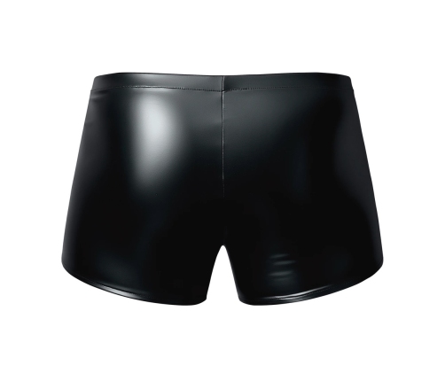 Male Power Liquid Onyx 2.0 Short Pouch M Black - Wet Look Comfort Fit