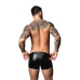 Male Power Liquid Onyx 2.0 Short Pouch XL Black Wet Look Briefs