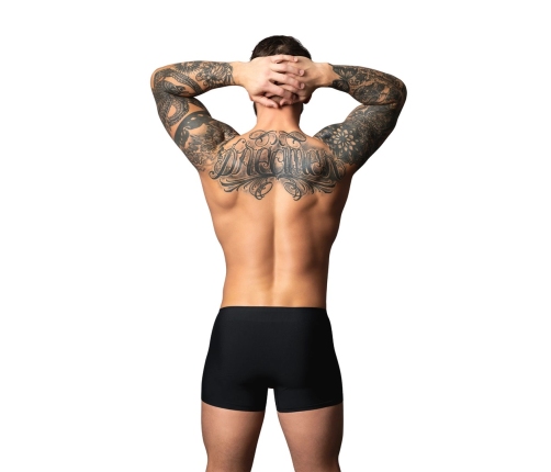 Male Power Hot Mesh Pouch Short L Black/Red Breathable Micro Mesh
