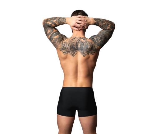 Male Power Hot Mesh Pouch Short M Black/Red Lightweight Micro Mesh