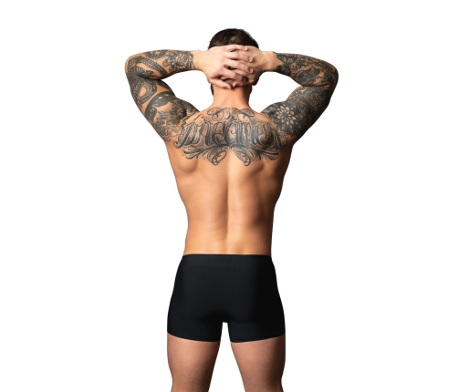 Male Power Hot Mesh Pouch Short XL Black/Red Breathable Micro Mesh