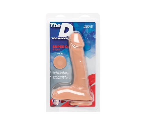 Super D - Realistic ULTRASKYN Dildo - 9 / 22 cm