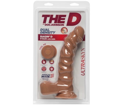 Ragin' D - Realistic ULTRASKYN Dildo with Balls - 9 / 22 cm