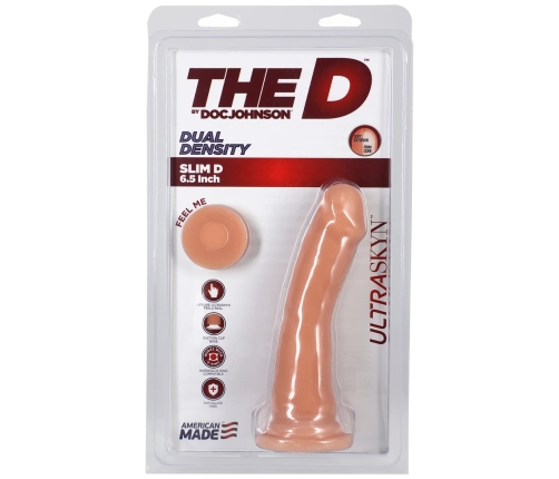 Slim D - Realistic ULTRASKYN Dildo with Balls - 6 / 15 cm