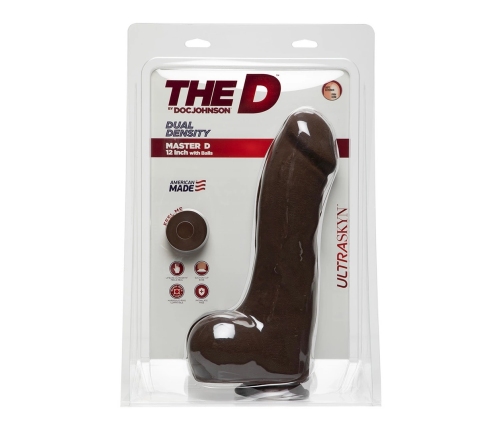 Master D - Realistic ULTRASKYN Dildo with Balls - 12 / 30 cm
