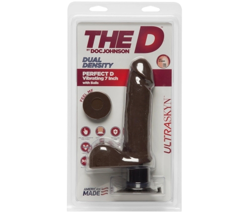 Perfect D - Realistic ULTRASKYN Dildo with Balls - 7 / 18 cm