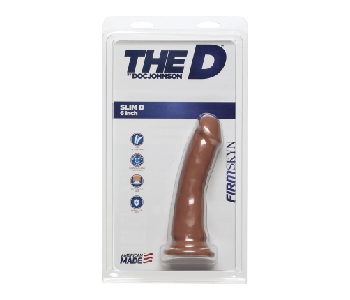 Slim D - Realistic FIRMSKYN Dildo - 7 / 17 cm