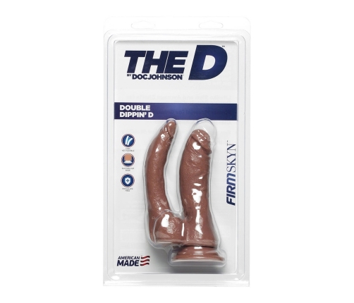 Double Dippin' D - Double Realistic FIRMSKYN Dildo