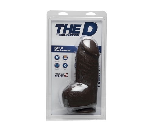 Fat D - Realistic FIRMSKYN Dildo with Balls - 8 / 20 cm