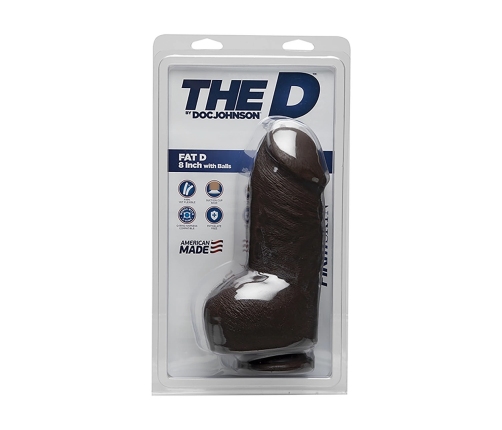 Fat D - Realistic FIRMSKYN Dildo with Balls - 8 / 20 cm