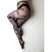 Fishnet Tights - Skulls - C - Black