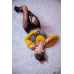 Fishnet Tights - Spiders - A - Black