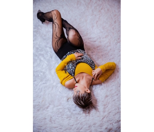 Fishnet Tights - Spiders - C - Black