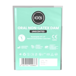 EXS Oral Dam Non-Latex Protective Sheet Unflavored 1 Piece