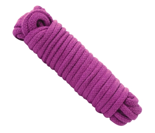 Doc Johnson Japanese Style Cotton Bondage Rope 10m - Soft and Durable Black