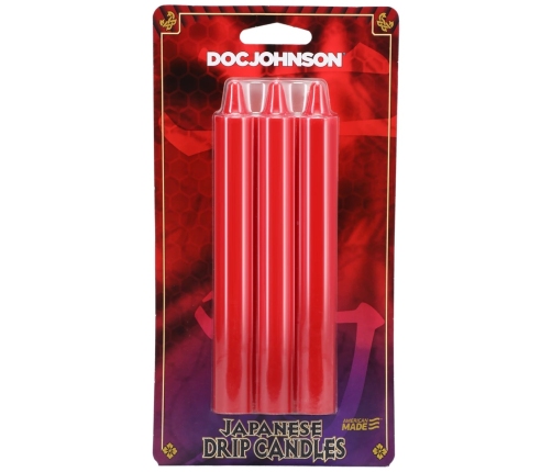 Japanese Drip Candles - Red