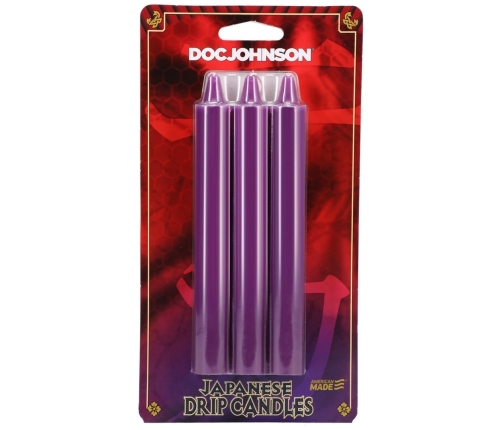 Japanese Drip Candles - Purple