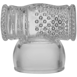 Merci Power Wand Intimate Tunnel Attachment Clear Dual-Texture