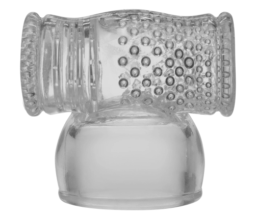 Merci Power Wand Intimate Tunnel Attachment Clear Dual-Texture
