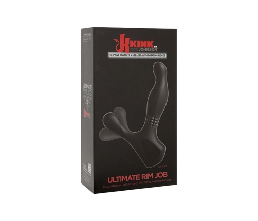 Silicone Prostate Massager with Rotating Edges