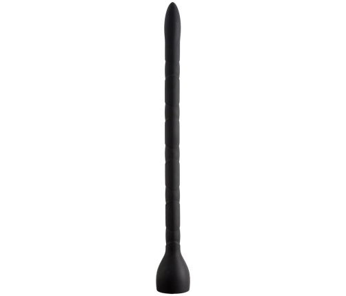 In Deep - Premium Silicone Anal Snake - Black