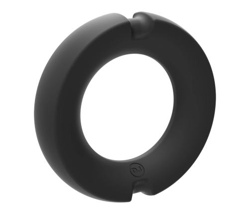 The Paradox - Silicone/Metal Cock Ring - 35mm - Black