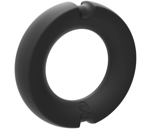 The Paradox - Silicone/Metal Cock Ring - 50mm - Black