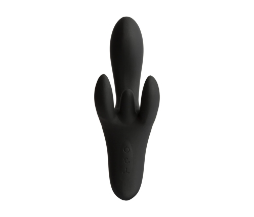 Doc Johnson Pulse 4-Motor Silicone Intimate Device Black - Flexible Multi-Zone Model