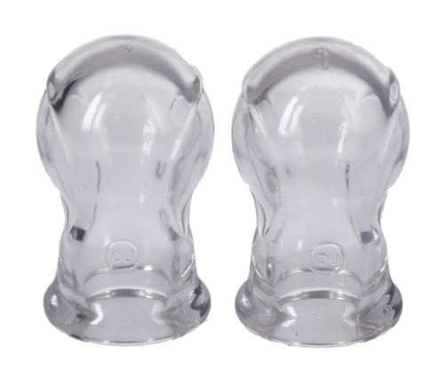 Doc Johnson Tweak Nipple Sucker Set Transparent Design 2 pcs