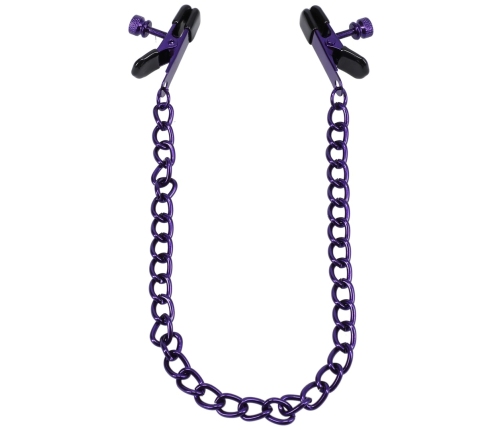 Chained Up - Nipple Clamps - Purple