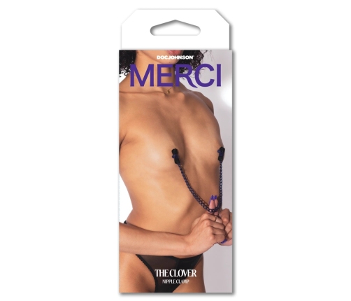 Chained Up - Nipple Clamps - Purple