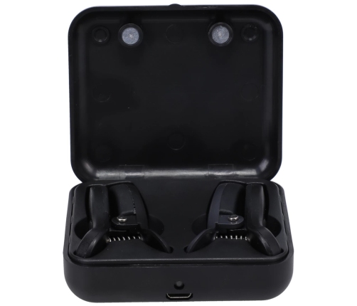 Doc Johnson Vibro Grippers Rechargeable Vibrating Clamps Black