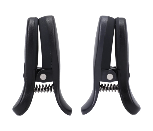 Doc Johnson Vibro Grippers Rechargeable Vibrating Clamps Black