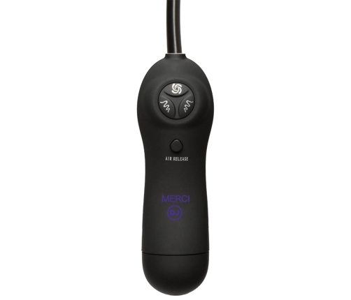 Swell - Auto Vibrating Nipple Sucker Cups - Black/Violet