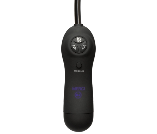 Swell - Auto Vibrating Nipple Sucker Cups - Black/Violet