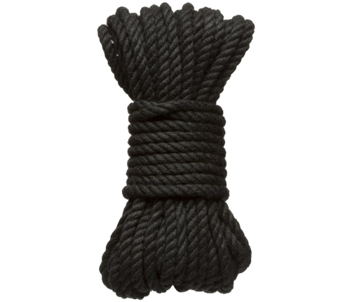 Bind and Tie - 6mm Hemp Bondage Rope - 30 ft - Black