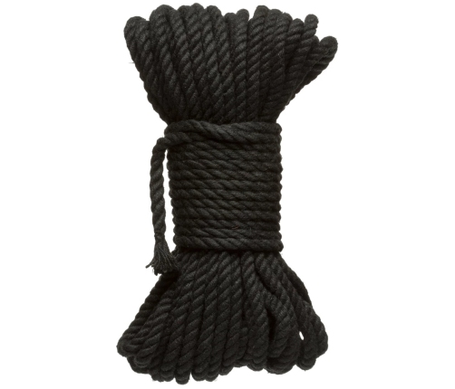 Bind and Tie - 6mm Hemp Bondage Rope - 50 ft - Black