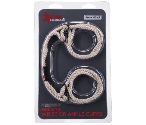 Bind and Tie - Hemp Wrist or Ankle Cuffs