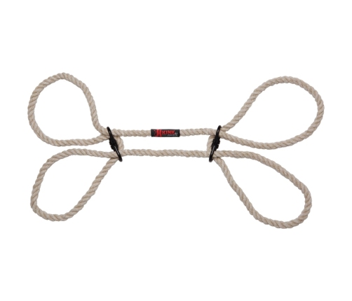 Restrain - 6mm Hemp Wrist or Ankle Cuffs - Natural